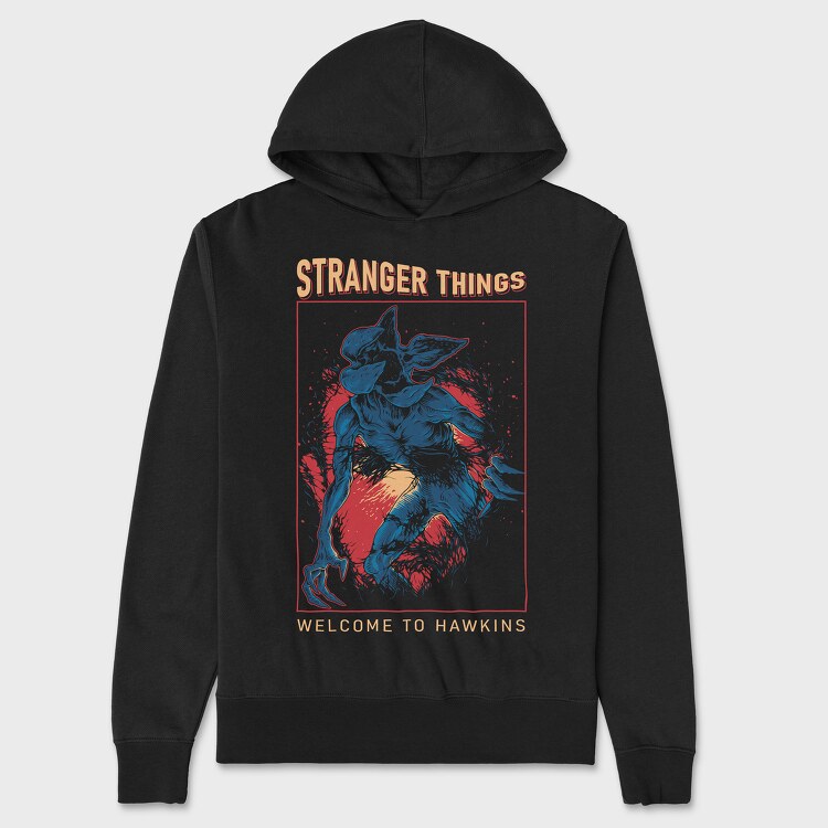 Stranger Things 4, Hanorac Oversize Barbati (Unisex)