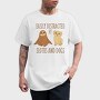 Distracted Sloths And Dogs, Tricou Barbati (Unisex)