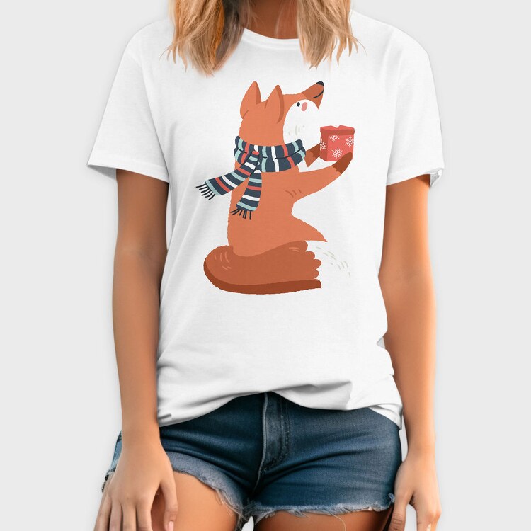 Winter Fox Mug, Tricou Barbati (Unisex)
