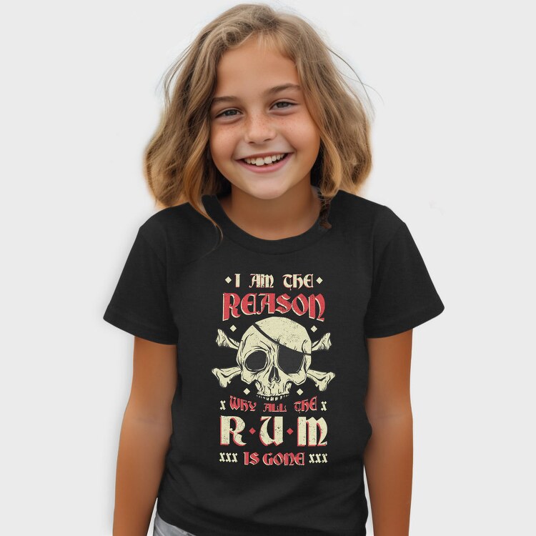 Rum Pirate, Tricou Copii