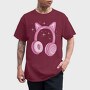 Kawaii Pink Headphones, Tricou Barbati (Unisex)