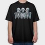 Wise Skeletons, Tricou Oversize Barbati (Unisex)
