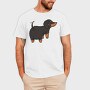 Dachshund Dog, Tricou Barbati (Unisex)
