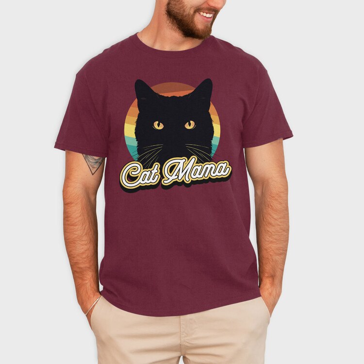 Cat Mama, Tricou Barbati (Unisex)