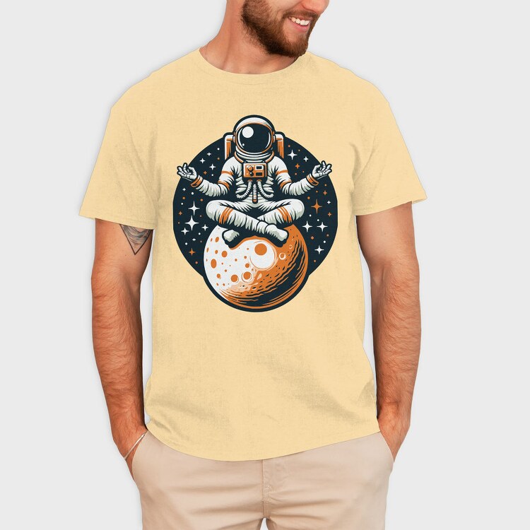 Astronaut Yoga, Tricou Barbati (Unisex)