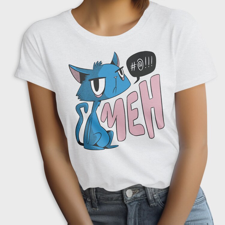 Unimpressed Cat Meh, Tricou Femei