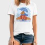 Autumn Squirrel Rainy Watercolor, Tricou Barbati (Unisex)