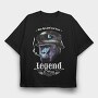 Aviator Gorilla Vintage Legend, Tricou Oversize Barbati (Unisex)