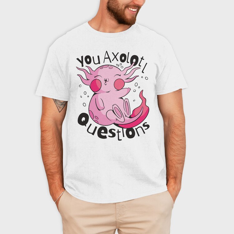 Axolotl Questions, Tricou Barbati (Unisex)