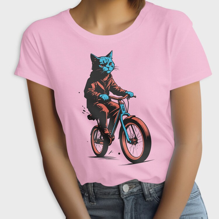 Cat on Bike, Tricou Femei