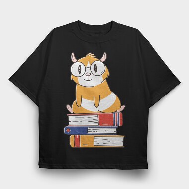 Guinea Pig Books Guine, Tricou Oversize Barbati (Unisex)