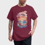 Greece Landscape Sunset, Tricou Barbati (Unisex)