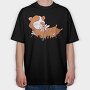 Guinea Pig Flower Spring, Tricou Oversize Barbati (Unisex)