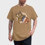 Cat Playing Volleyball, Tricou Barbati (Unisex)