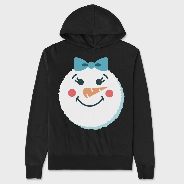 Hanorac Barbati (Unisex), Christmas Snowman Faces 2