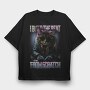 Cosmic Cat Dj Beat, Tricou Oversize Barbati (Unisex)