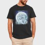 Mystic Horses Full Moon, Tricou Barbati (Unisex)
