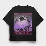 Cosmic Creature Hands In Space Beings, Tricou Oversize Barbati (Unisex)