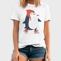 Penguin Skate Fest, Tricou Barbati (Unisex)