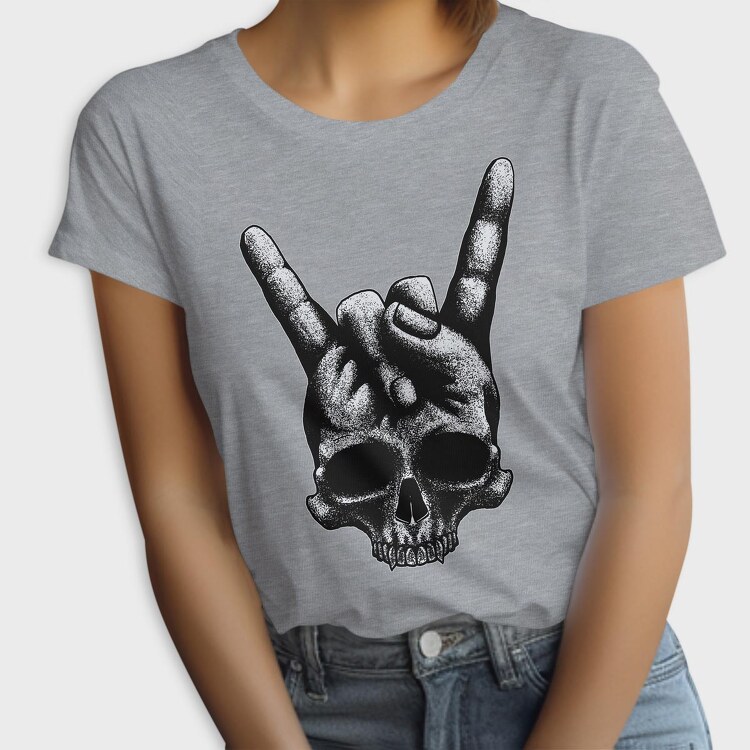 Heavy Metal Skull, Tricou Femei
