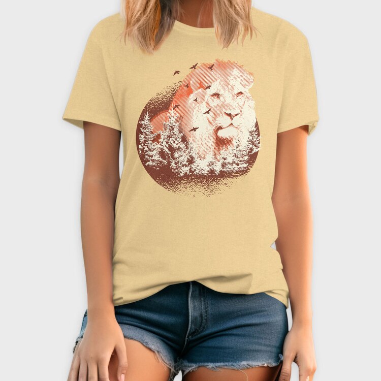 Forest Lion, Tricou Barbati (Unisex)