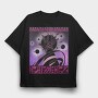 Cosmic Hand And Planets Beings, Tricou Oversize Barbati (Unisex)