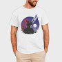 Samurai Warrior Under Moon Cut, Tricou Barbati (Unisex)