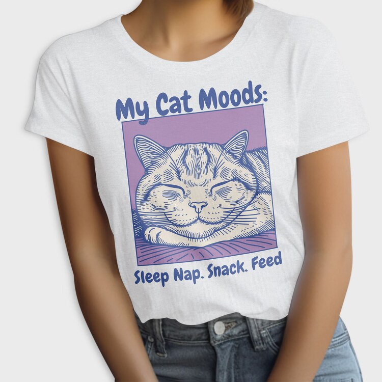 Cat Nap Mood, Tricou Femei
