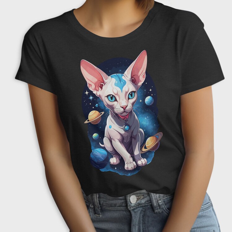 Cosmic Sphynx Cat, Tricou Femei