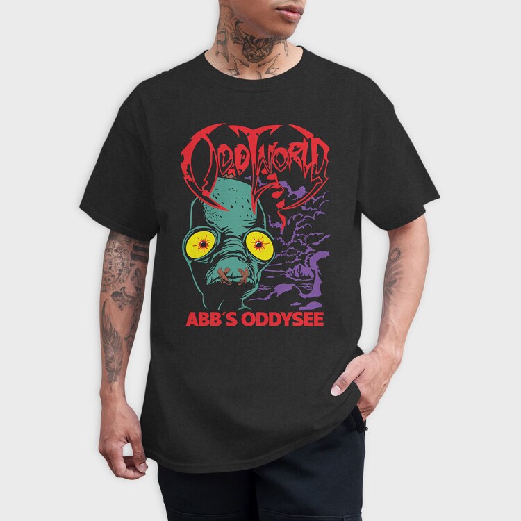 Oddworld, Tricou Barbati (Unisex)