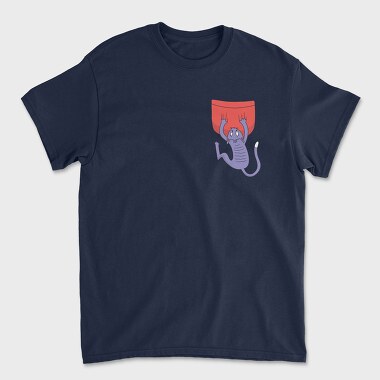 Cat Falling Pocket, Tricou Barbati (Unisex)
