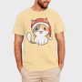 Santa Cat, Tricou Barbati (Unisex)