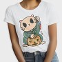 Halloween Cat Lucky, Tricou Femei