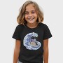 Cat Surfing Japanese Wave, Tricou Copii