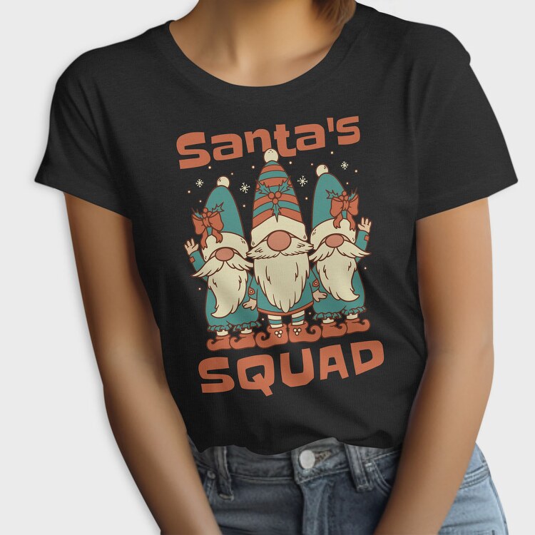 Santa Claus Gnome Squad, Tricou Femei