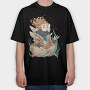 Cottagecore Elf Fantasy Night, Tricou Oversize Barbati (Unisex)