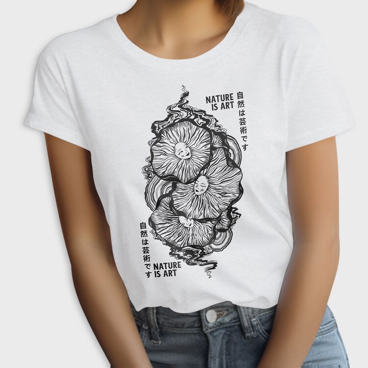 Fungi Nature Art, Tricou Femei