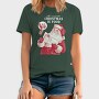 Cat Santa Claus Christmas Xmas, Tricou Barbati (Unisex)