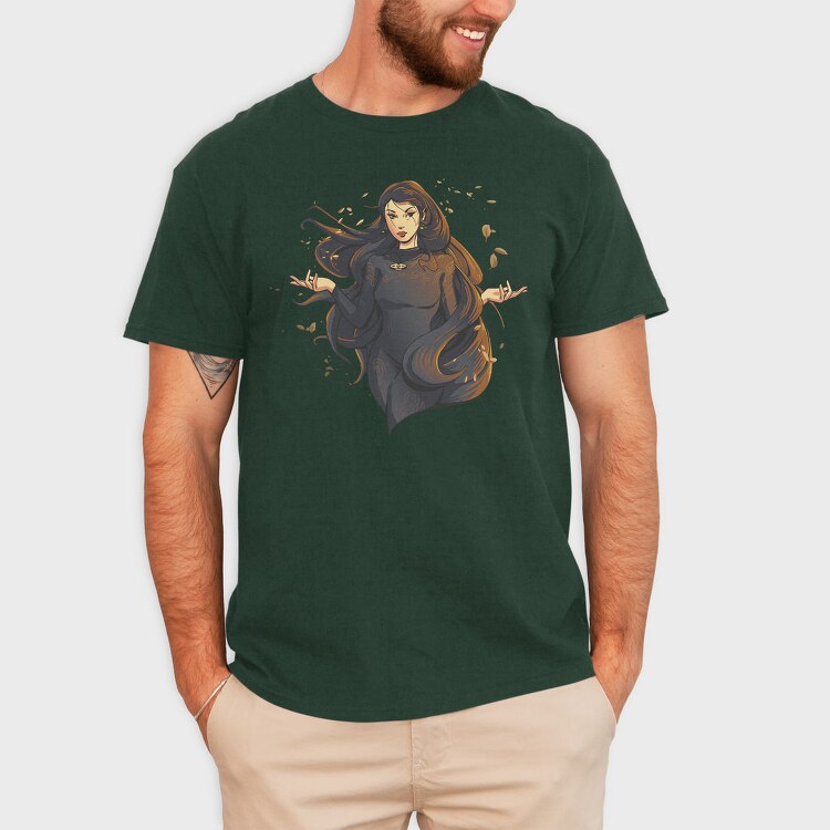 Mystical Woman Magic Fantasy, Tricou Barbati (Unisex)