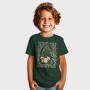 Squirrel Animal In Forest Lino Art, Tricou Copii