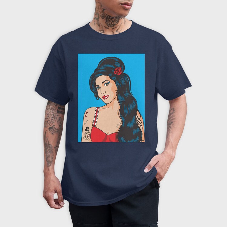Amy Winehouse, Tricou Barbati (Unisex)