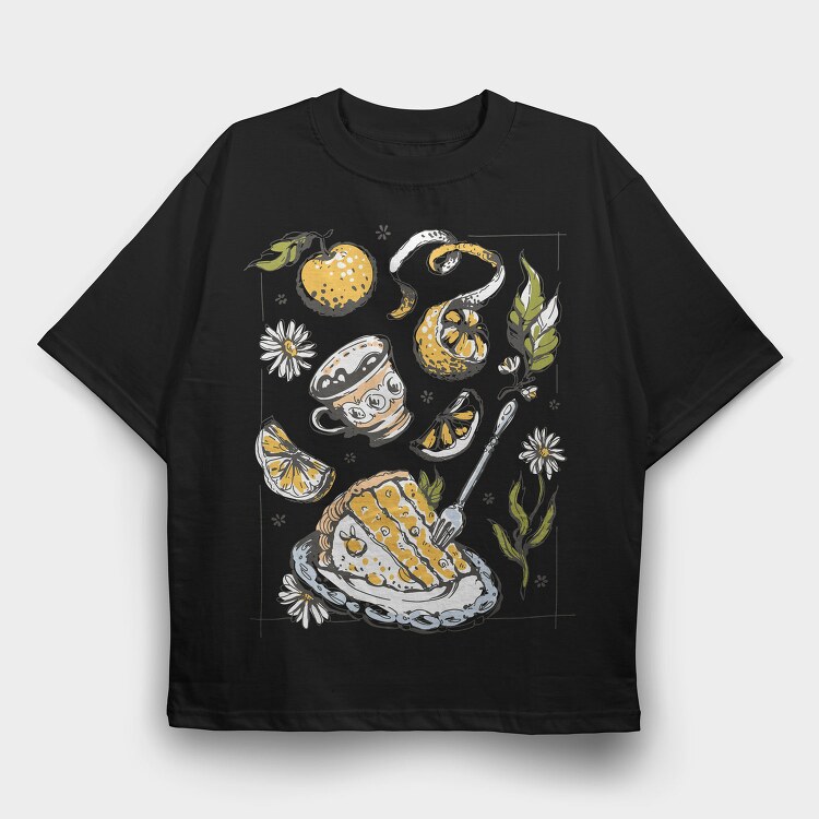 Cottagecore Lifestyle Food Collection, Tricou Oversize Barbati (Unisex)
