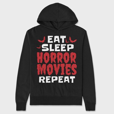 Hanorac Barbati (Unisex), Eat Sleep Horror Movies