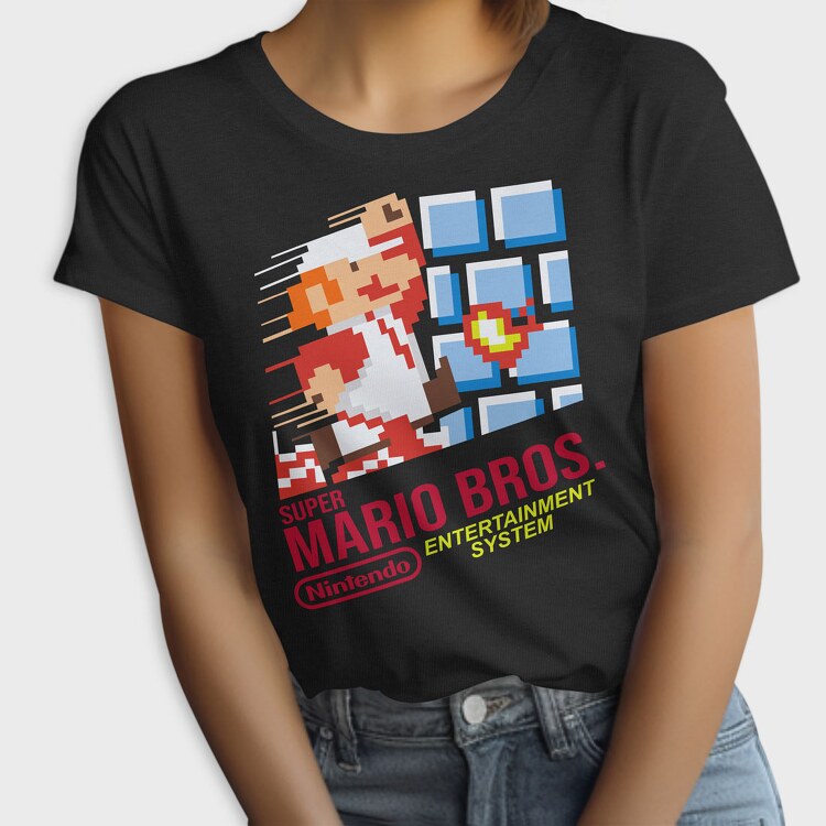 Super Mario Bros Nintendo, Tricou Femei