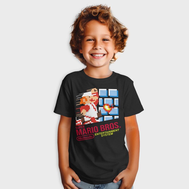 Super Mario Bros Nintendo, Tricou Copii