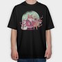Fox Santa Christmas, Tricou Oversize Barbati (Unisex)
