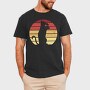 Cat Wine Sunset, Tricou Barbati (Unisex)