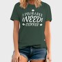 Need Coffee Drink Quote, Tricou Barbati (Unisex)