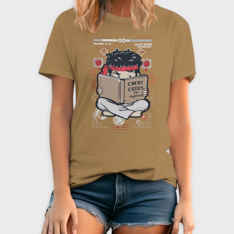 Cheat Codes For Fighters, Tricou Barbati (Unisex)