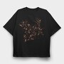 Deer Skull Nature, Tricou Oversize Barbati (Unisex)